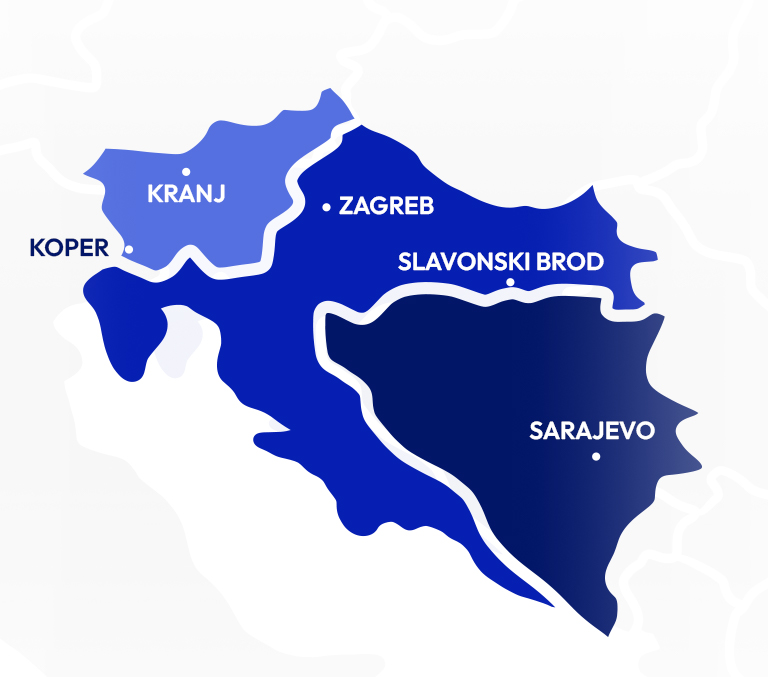 Balkan race locations map